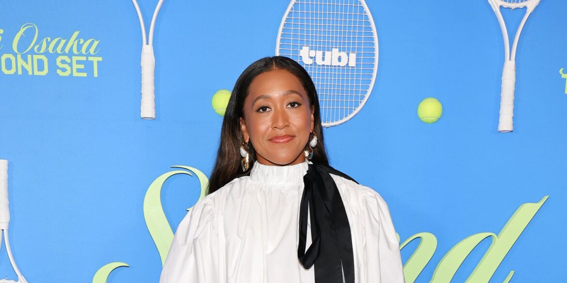 Naomi Osaka Stuns in Backless Beaded Dress With Cheeky Butterfly Detail