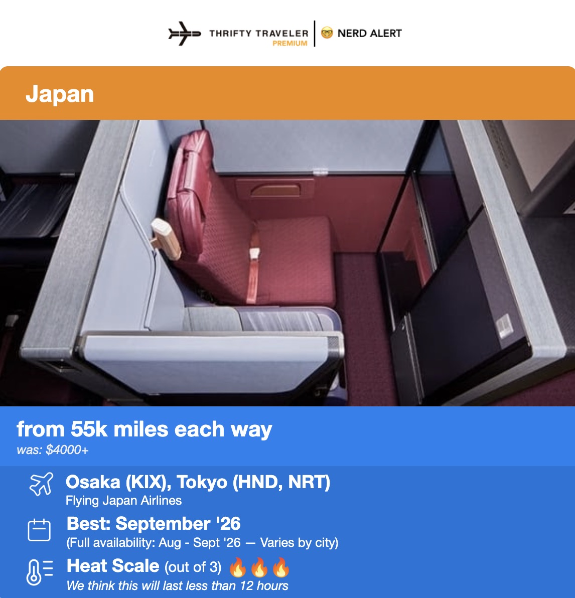 The Best Ways to Book Flights to Japan in 2025 or 2026 40 Japan Airlines business class deal