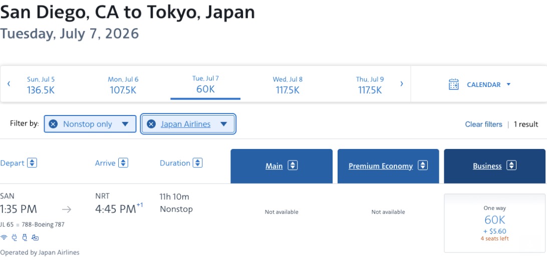The Best Ways to Book Flights to Japan in 2025 or 2026 39 Japan Airlines with American Airlines miles