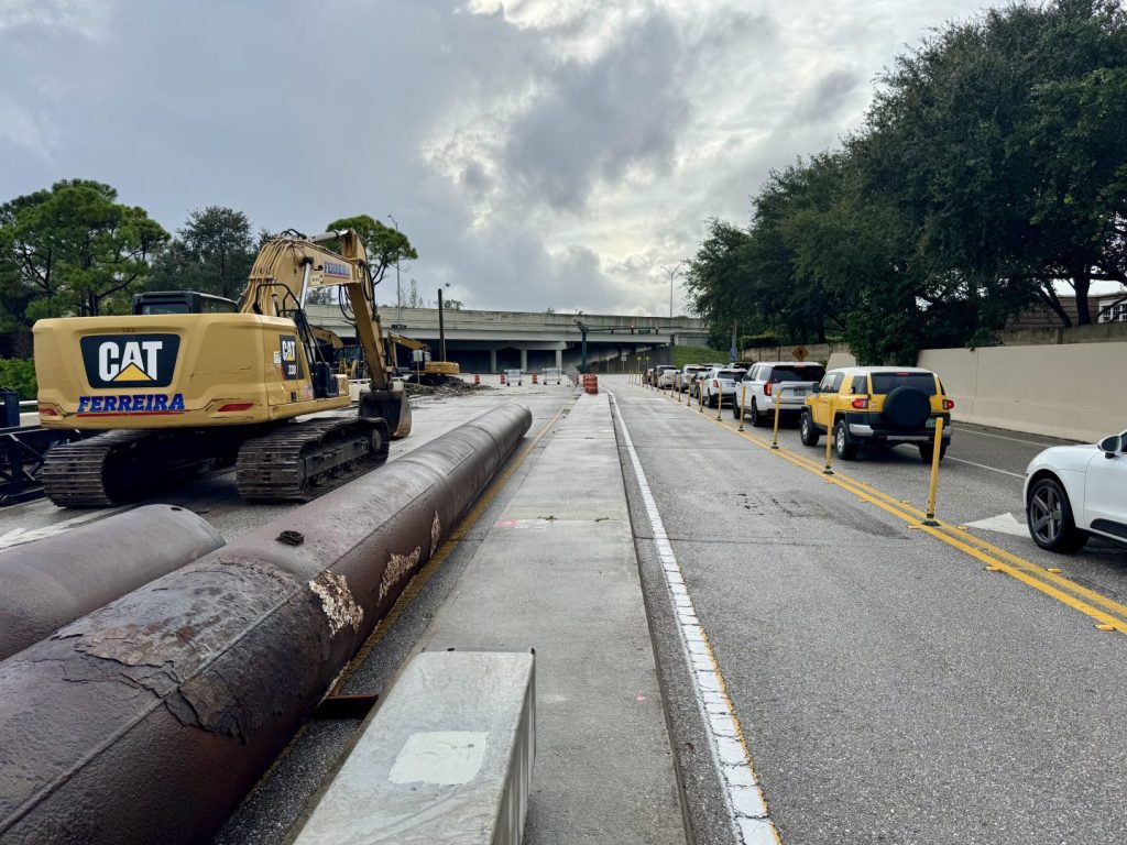 Kyoto Gardens Drive construction