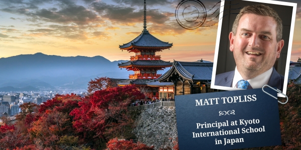 Interview: Matt Topliss, head of Kyoto International School Interview: Matt Topliss, head of Kyoto International School