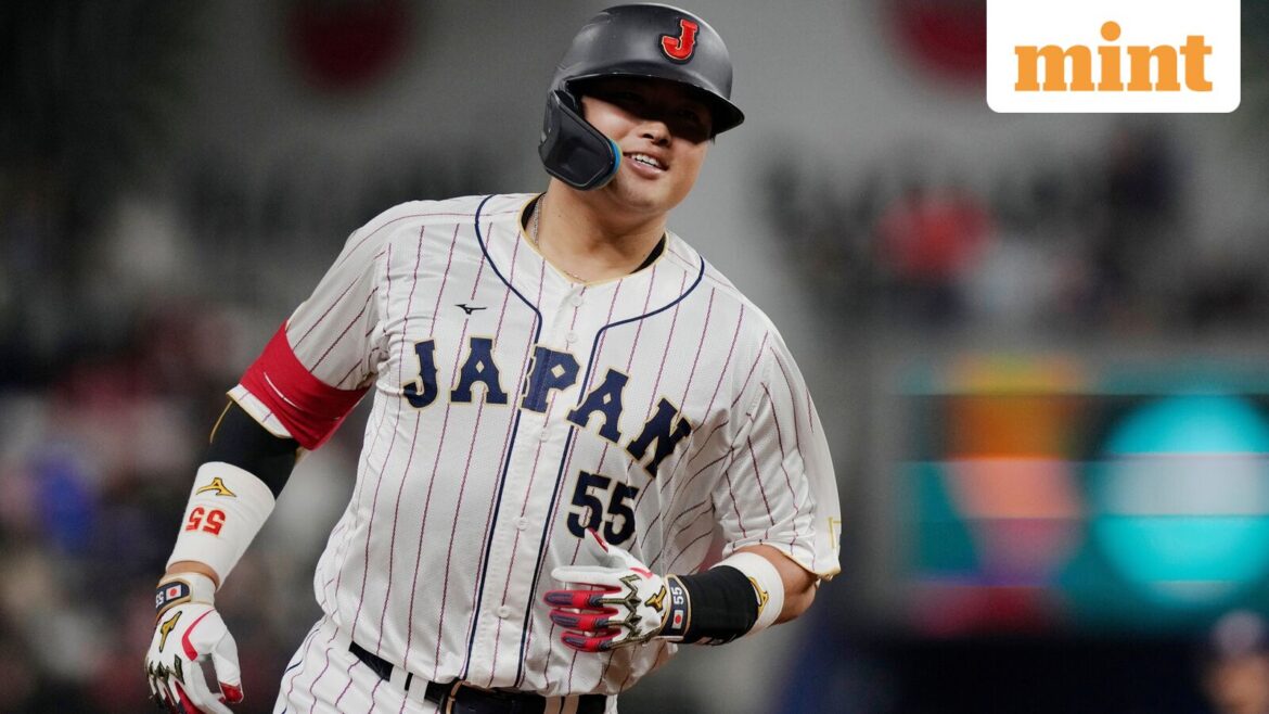 Munetaka Murakami posted to MLB; Japanese power hitter enters 2025 offseason market Japan third baseman Munetaka Murakami (55) runs the bases after hitting a home run.