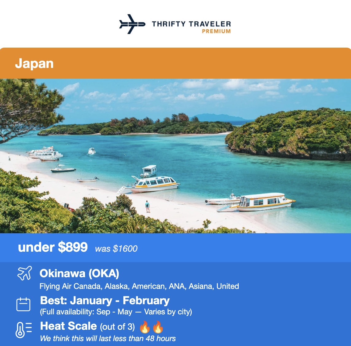 The Best Ways to Book Flights to Japan in 2025 or 2026 32 Okinawa flight deal picturing a beach