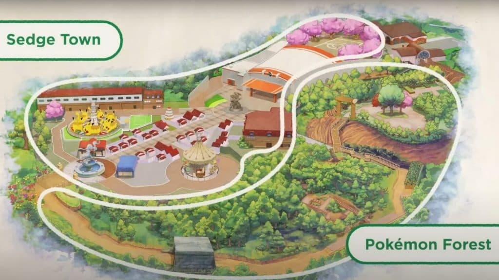 Pokepark Kanto map