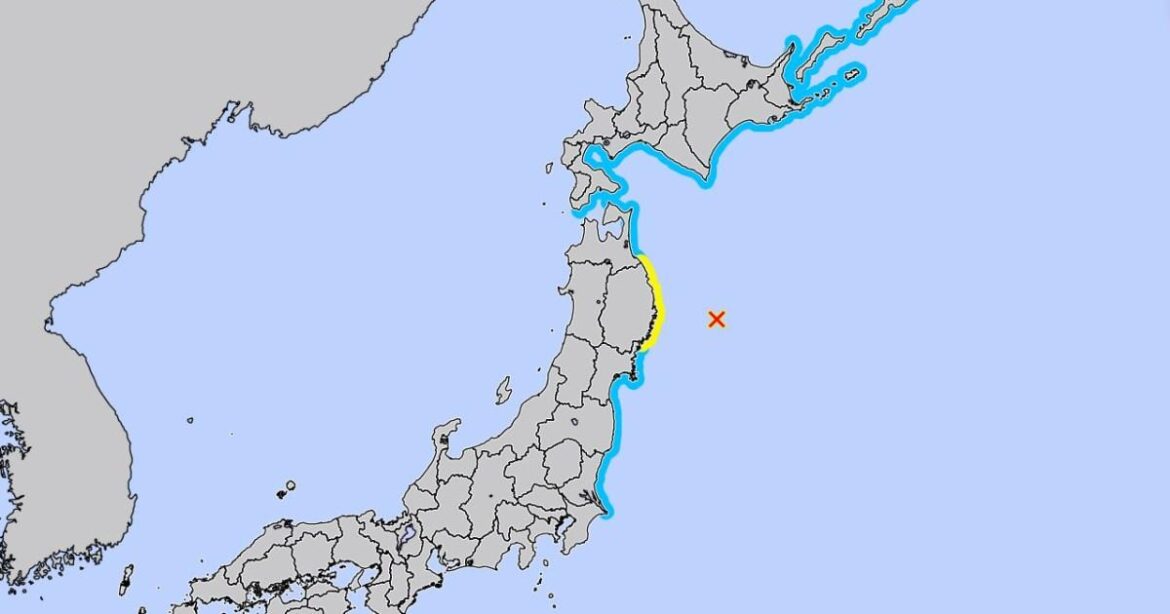 Tsunami alert for Japan after 6.7 magnitude earthquake off coast | News World Tsunami alert for Japan after 6.7 magnitude earthquake off coast | News World