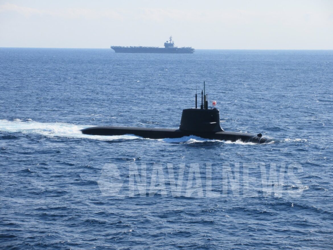 SS Taigei USS Ronald Reagan