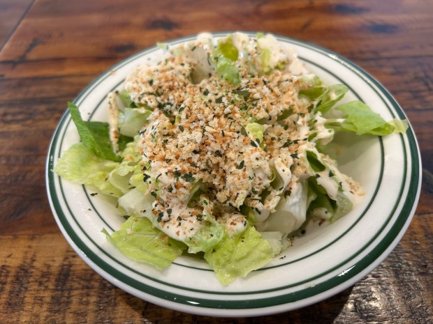 Caesar salad at Unico Tokyo Pasta in Redondo Beach (Photo...