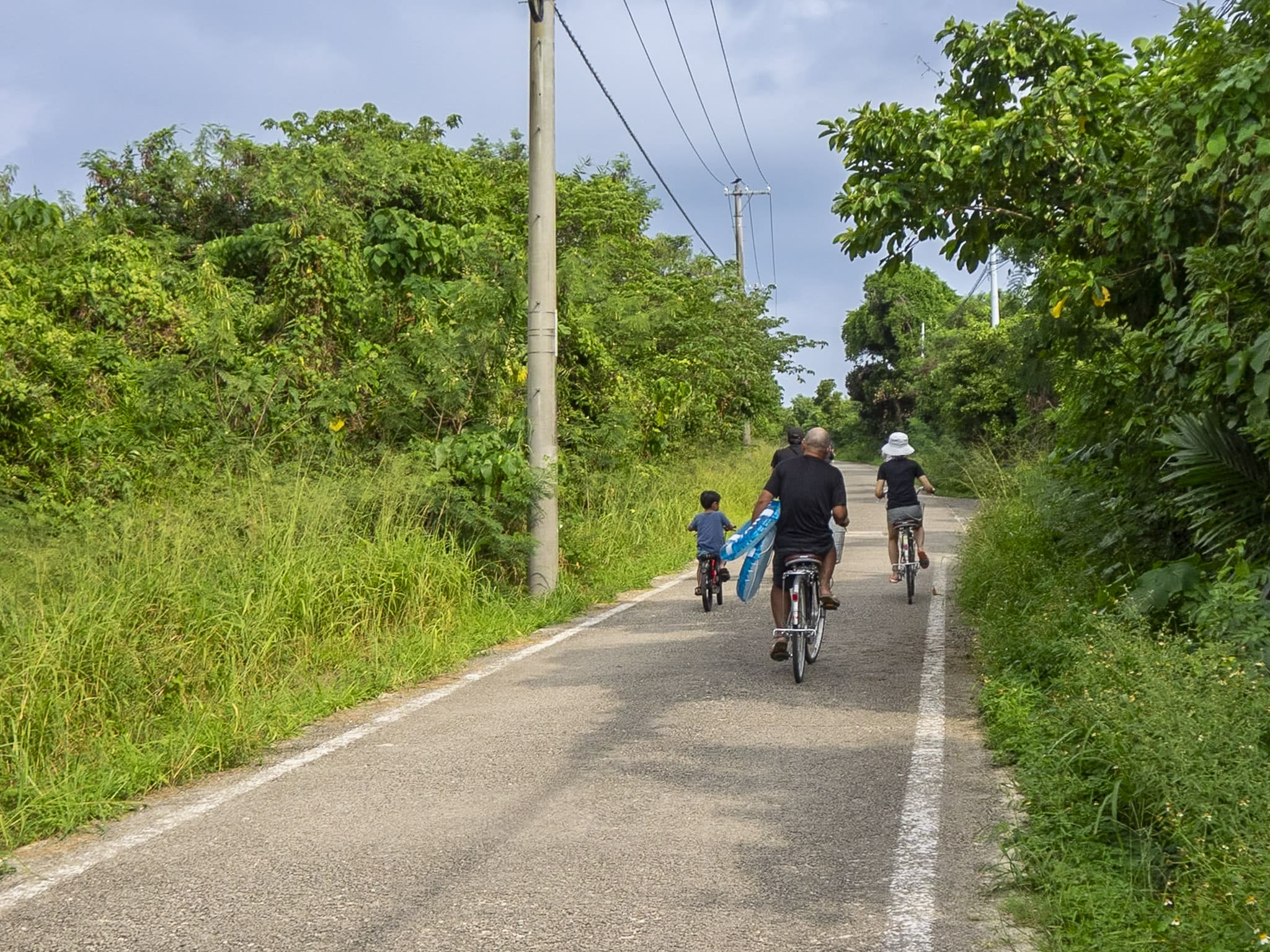 Cycling around Taketomi