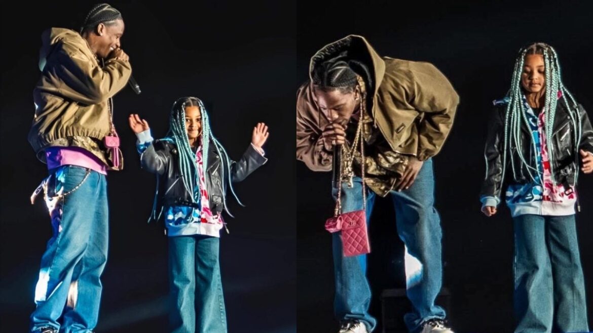 Travis Scott Brings Daughter Stormi, 7, Onstage During Tokyo Concert, Crowd Goes Wild | PHOTOS | Hollywood News Travis Scott Brings Daughter Stormi, 7, Onstage During Tokyo Concert, Crowd Goes Wild | PHOTOS | Hollywood News