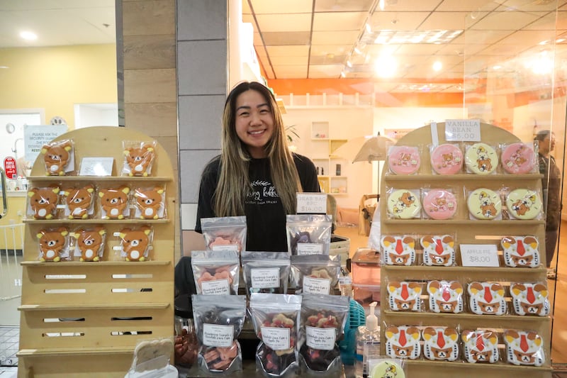 Rilakkuma-themed cookies