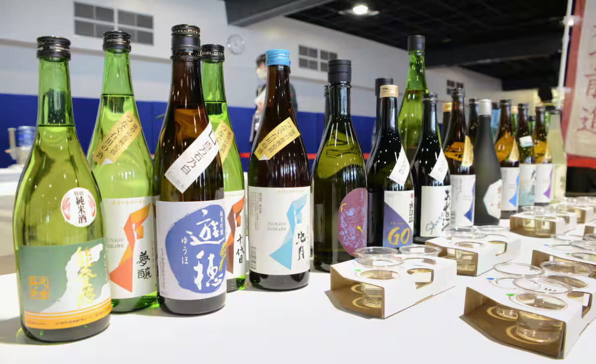 sake bottles