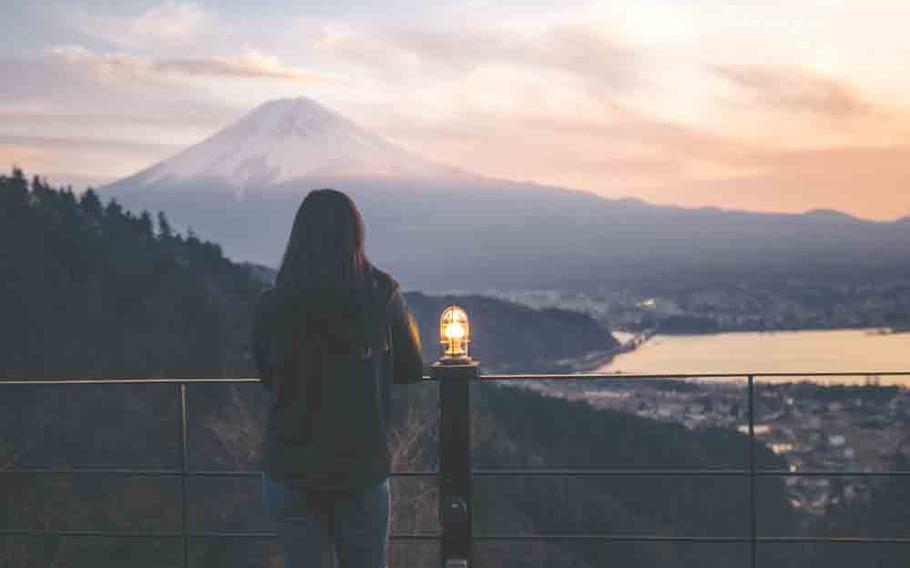 Glamping views of Mt. Fuji