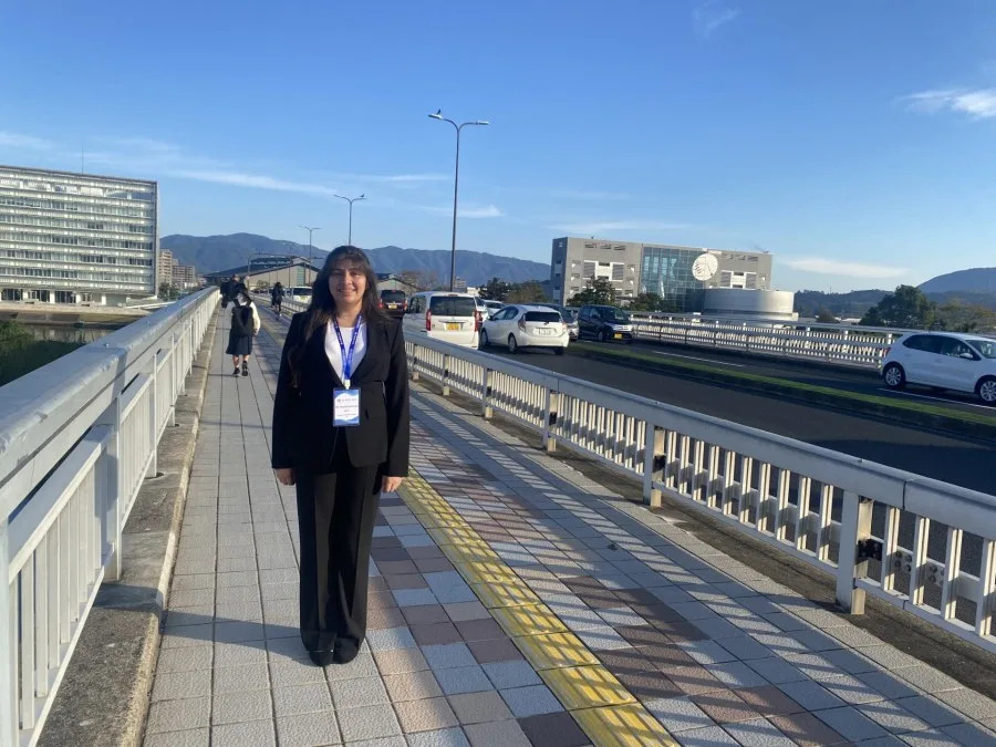 Olfen High School senior Sheccid Barranco traveled to Japan in November 2025 to present a research paper she made alongside other students in San Diego, California, in summer 2025.