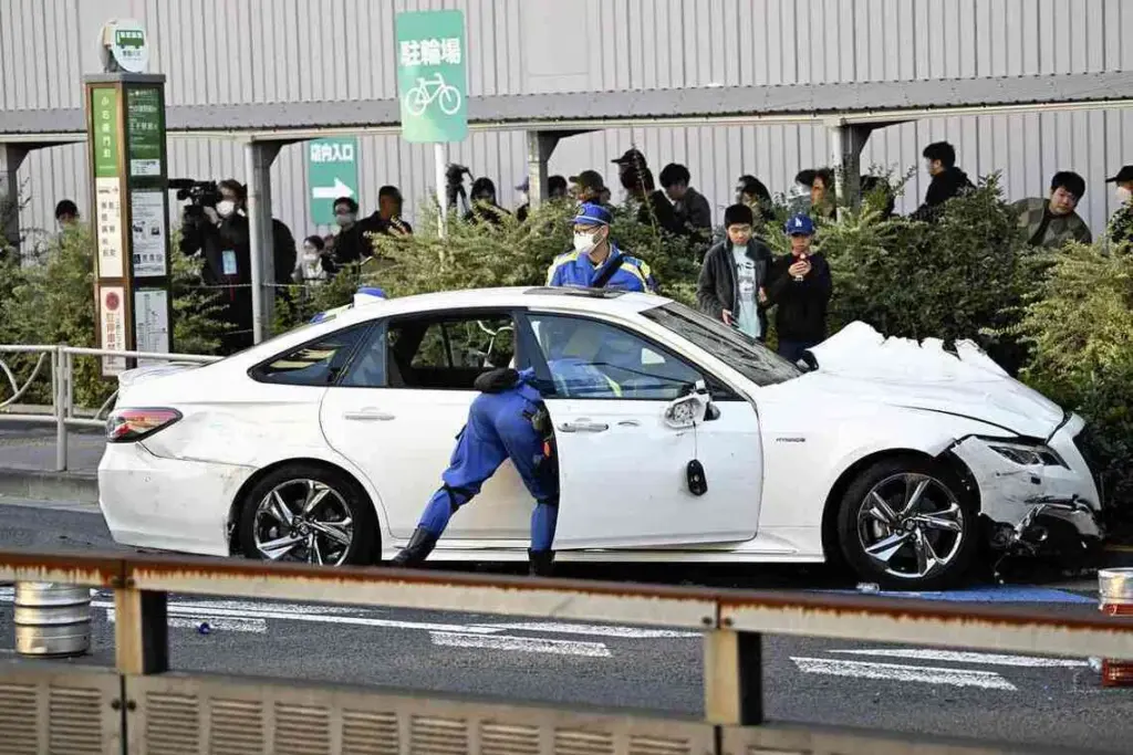 The driver fled the scene but was later apprehended, an investigative source said.