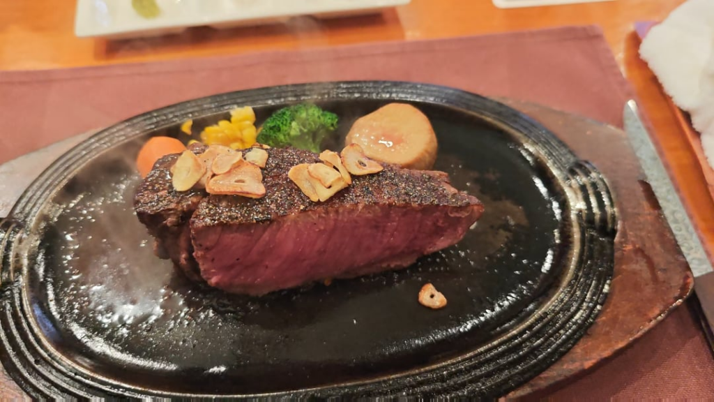 Super delicious Japanese-style steak in Kumamoto