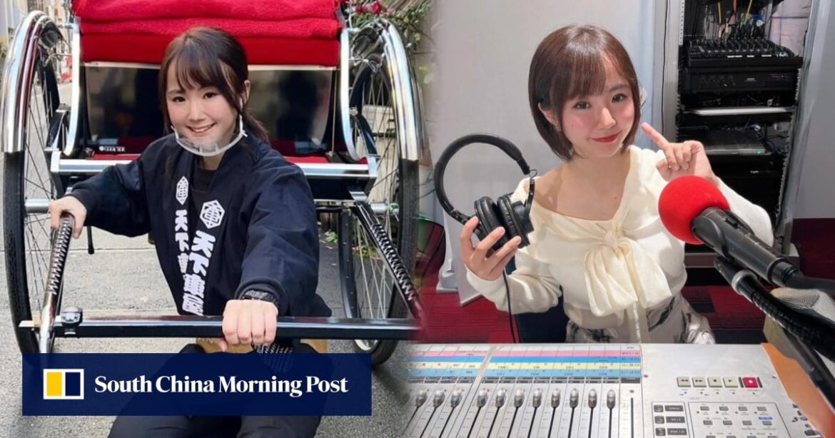 Japan DJ joins Tokyo’s growing community of female rickshaw drivers, improves speaking skills