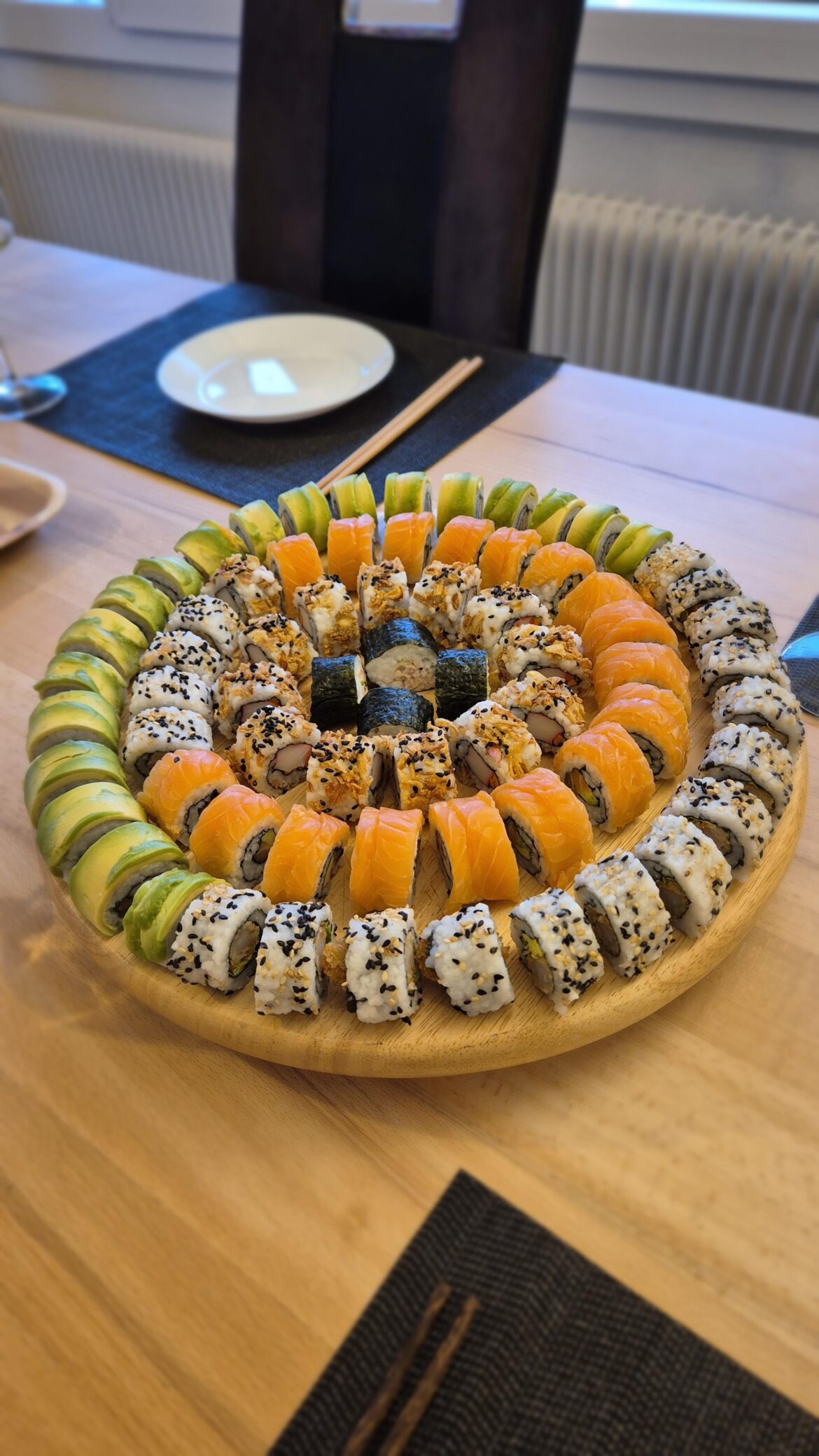 Homemade sushi night 🍣✨