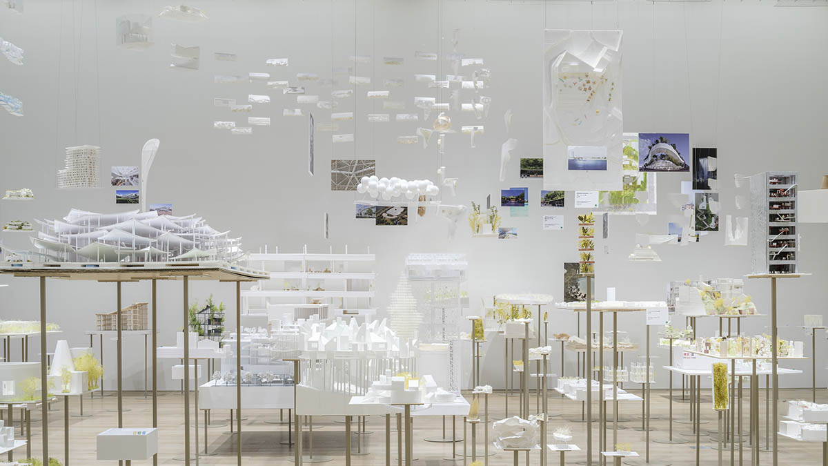 Sou Fujimoto brings primordial future forest exhibition into the Mori Art Museum in Tokyo 