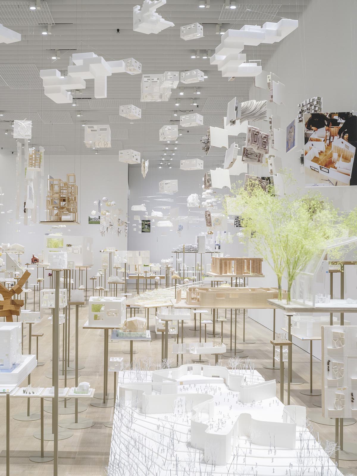 Sou Fujimoto brings primordial future forest exhibition into the Mori Art Museum in Tokyo 