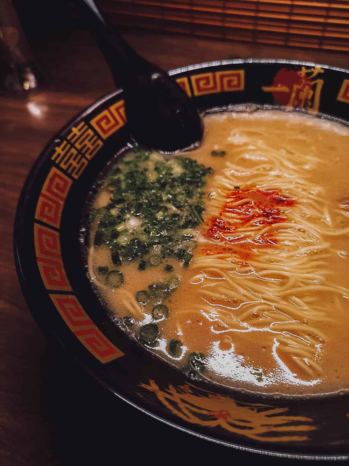 The Best Fukuoka Food and Restaurants Bowl of ramen in Fukuoka