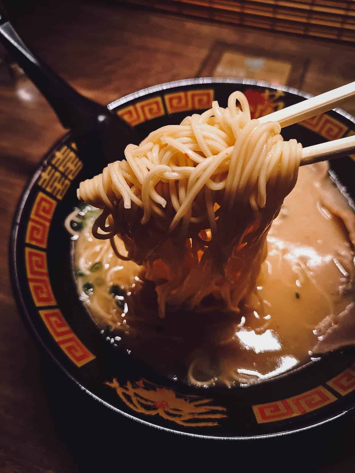 The Best Fukuoka Food and Restaurants Bowl of ramen in Fukuoka