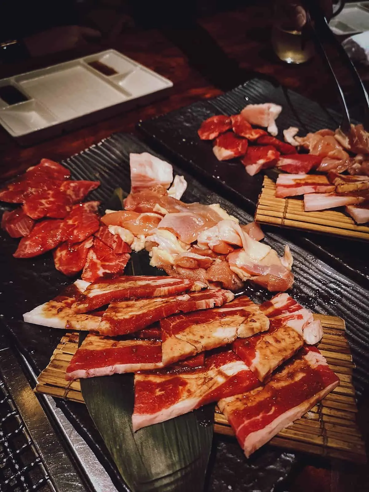 The Best Fukuoka Food and Restaurants Raw marinated meats at Yakiniku Nurubon in Fukuoka