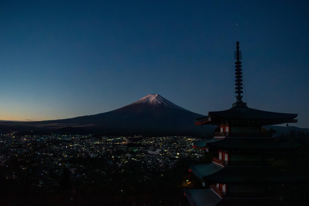 Sunrise at Mt Fuji