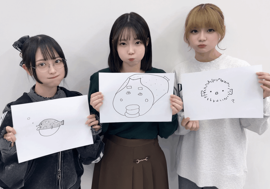 Nanase Tsumugi, Matsuda Ayane, and Kahara Moe from『Moe・Tsumugi・Cute Aggression！Ayane mo Iru yo♪』#3