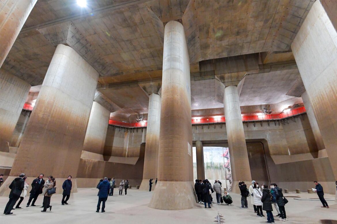 Inside Tokyo’s secret subterranean giant that protects the City from catastrophic floods Inside Tokyo’s secret subterranean giant that protects the City from catastrophic floods