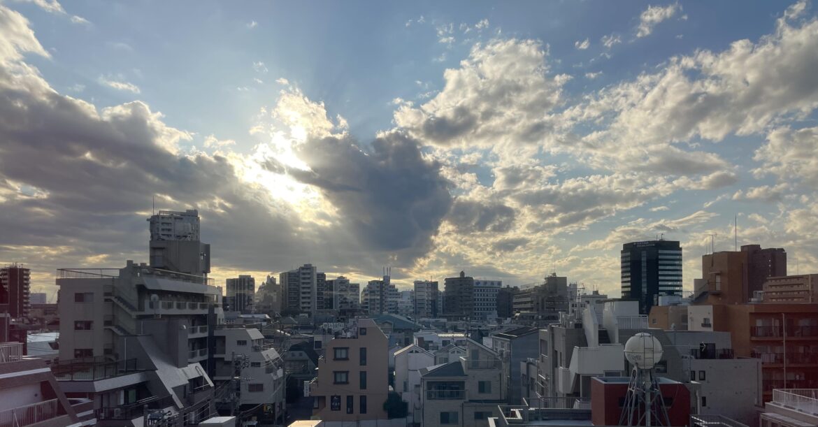 The View from My 5F Office in Shinjuku