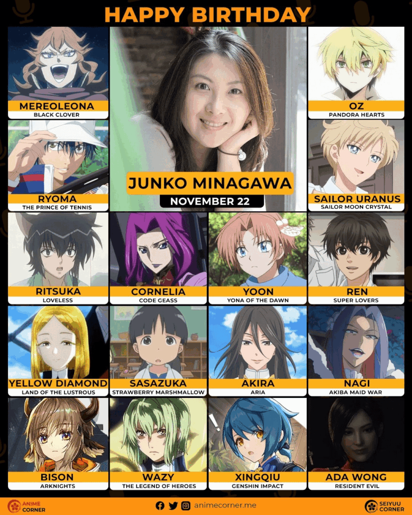Happy 50th Birthday to Junko Minagawa!