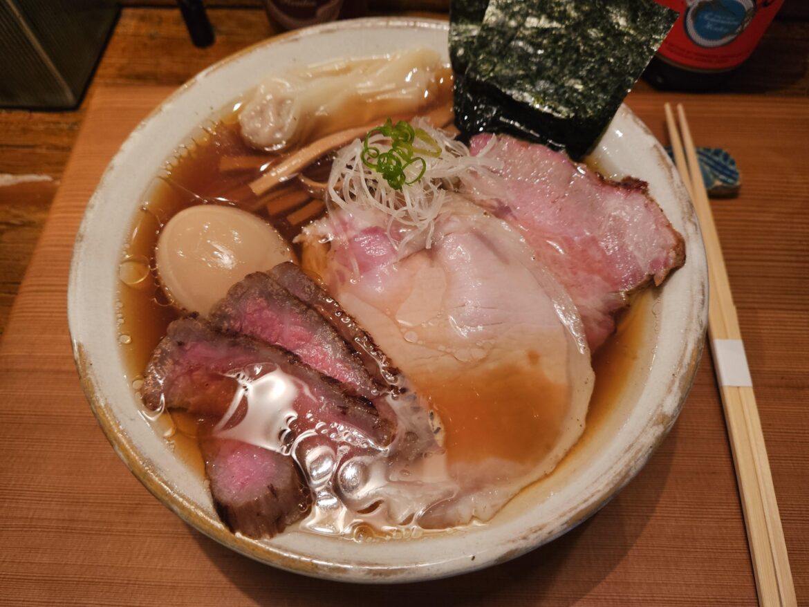 I miss the ramen I ate in Tokyo