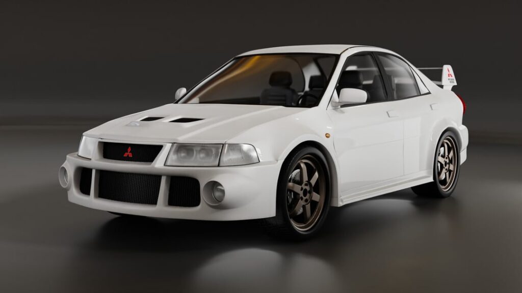 Mitsubishi Lancer Evolution VI - 3D Model by me