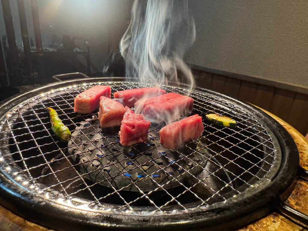 Hida Beef in Takayama at Yakiniku Kaeda