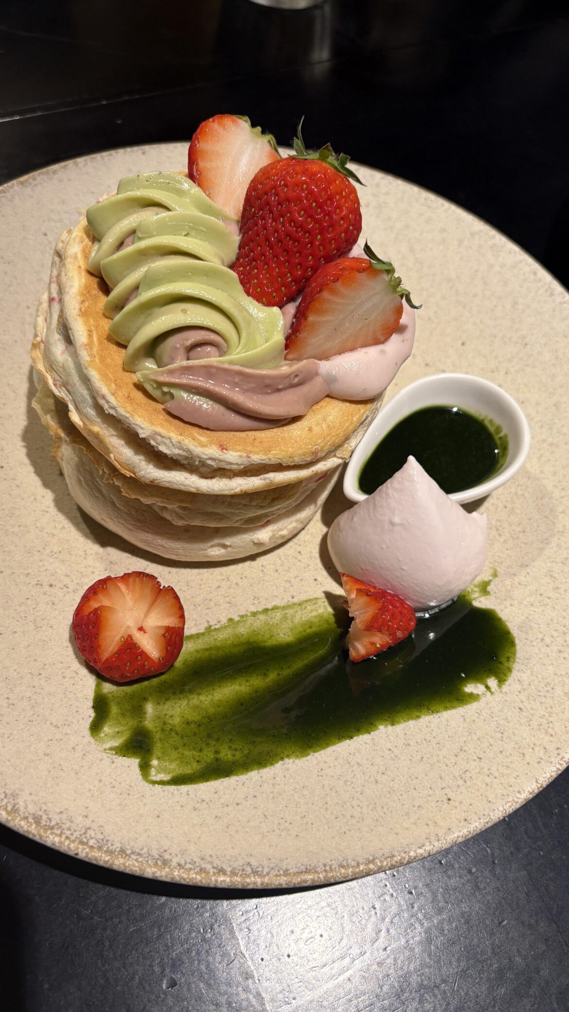 Japanese Pancakes are Elite 🍓🍵