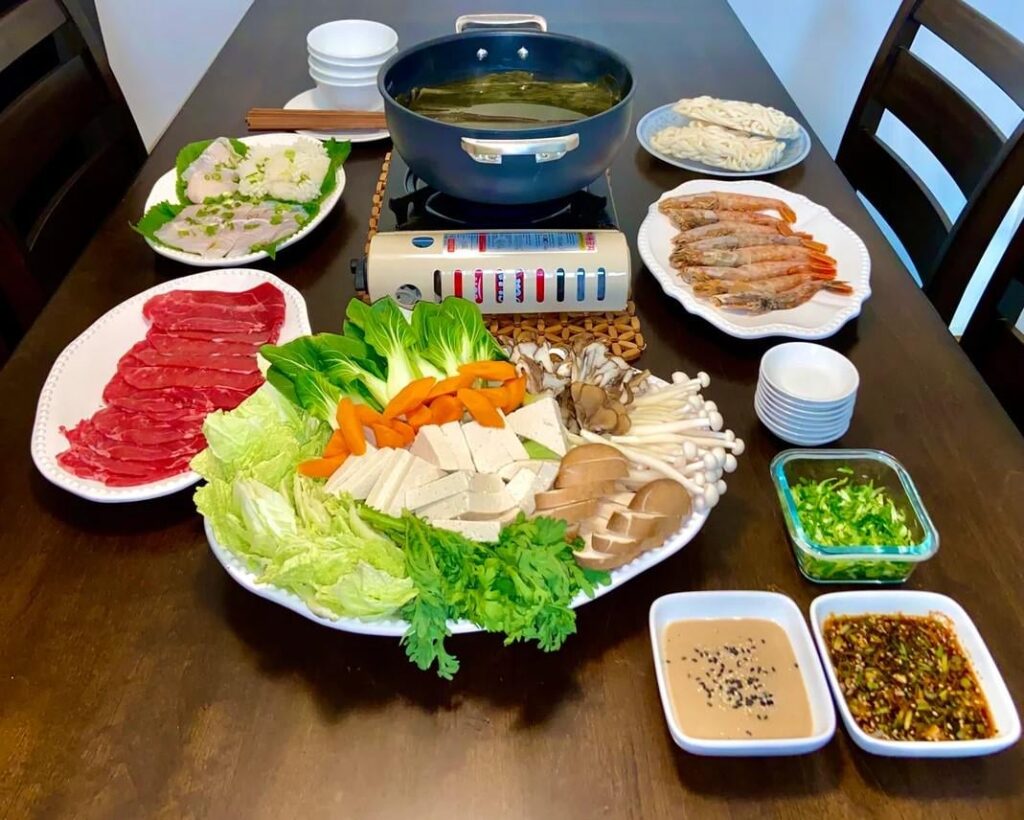 Tried making shabu shabu at home for the first time!