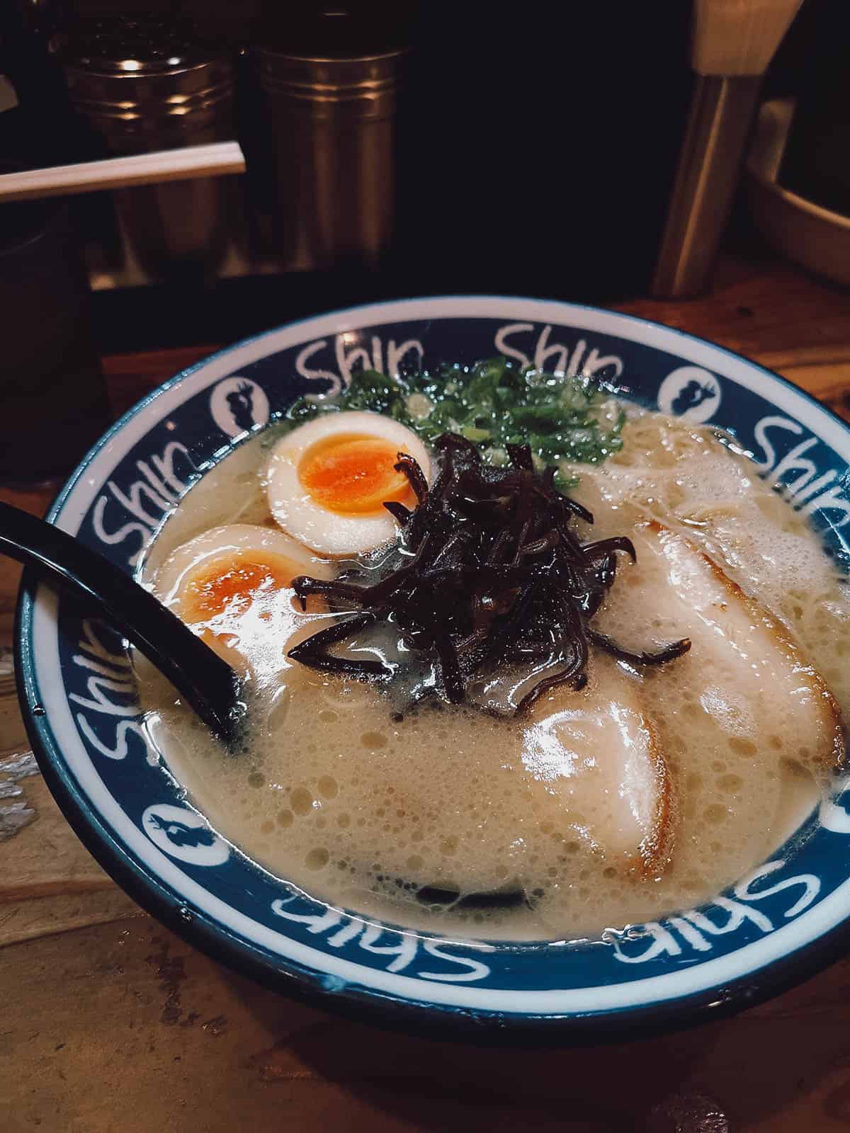 The Best Fukuoka Food and Restaurants Bowl of ramen in Fukuoka