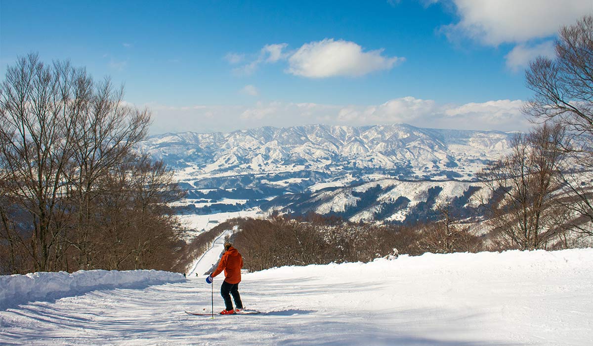 Landscape and Mountain view of Nozawa Onsen in winter, Nagano, Japan. Pic: Shutterstock