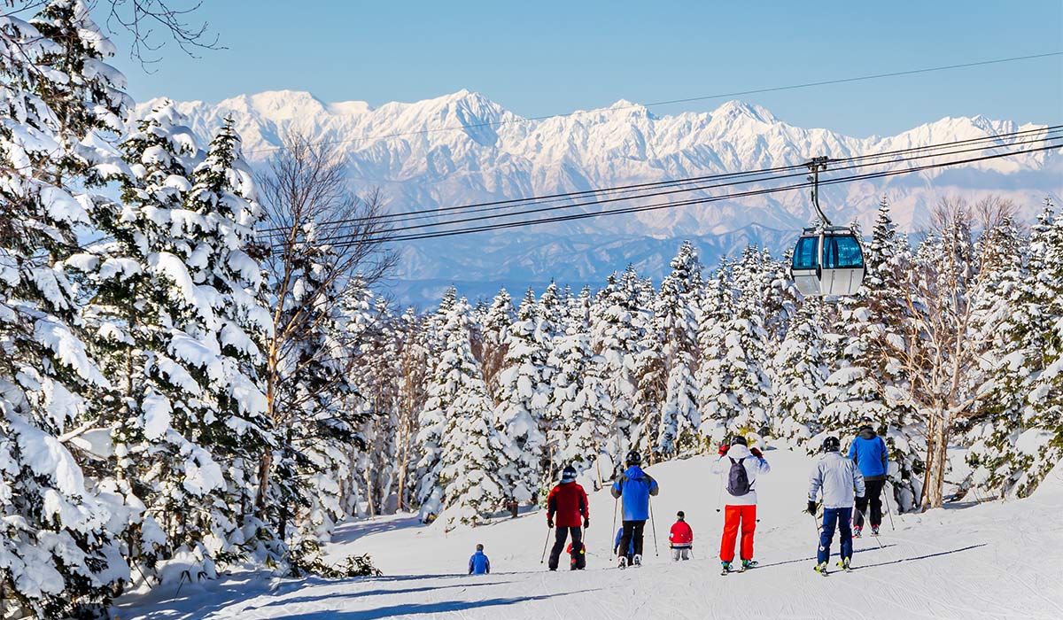 Mountain ski resort Shiga Kogen, Japan. Pic: Shutterstock