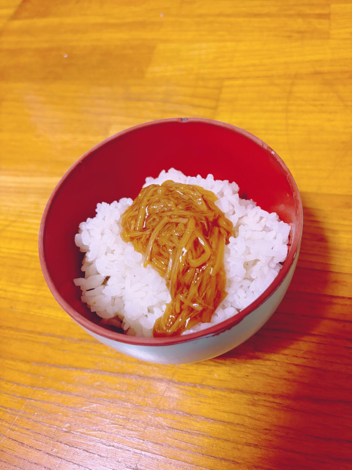 Umami bomb! My go-to quick meal: Namerake Rice.