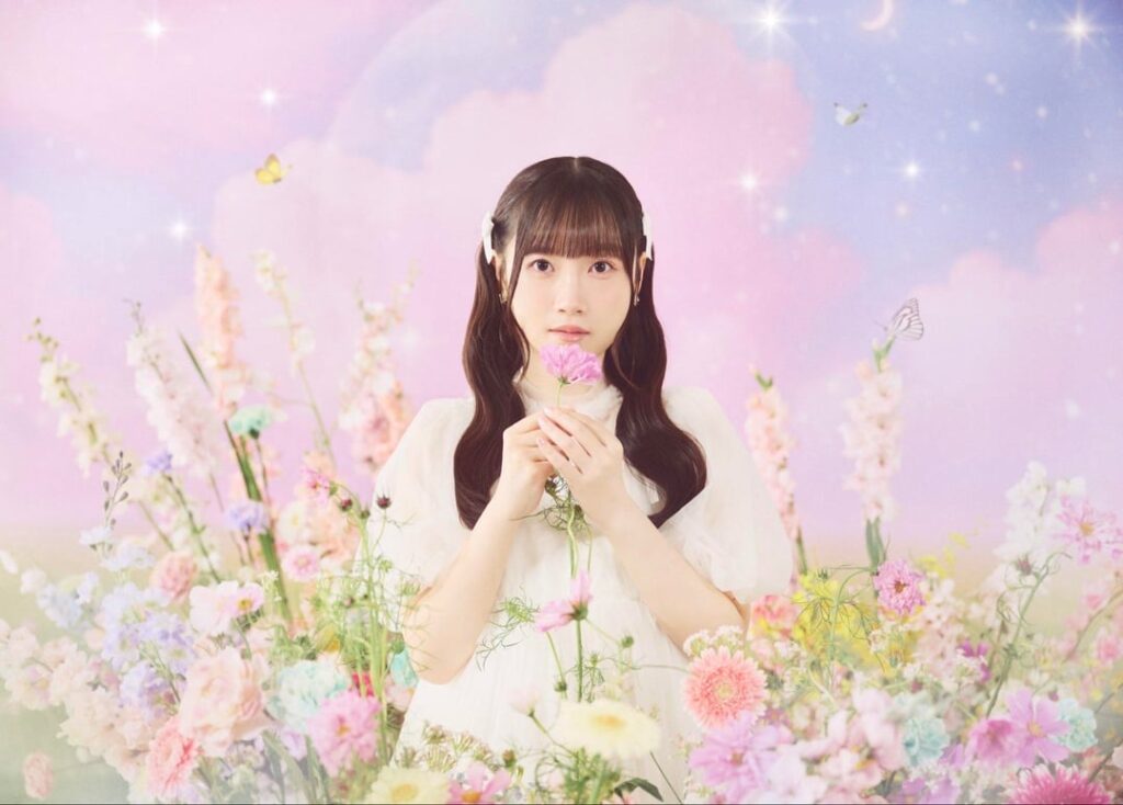 Naganawa Maria’s cover art for her upcoming mini album “microcosmos”