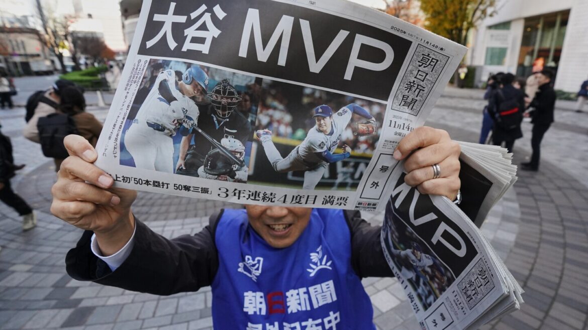 Shohei Ohtani wins baseball’s 4th MVP award and Japan celebrates Shohei Ohtani wins baseball's 4th MVP award and Japan celebrates