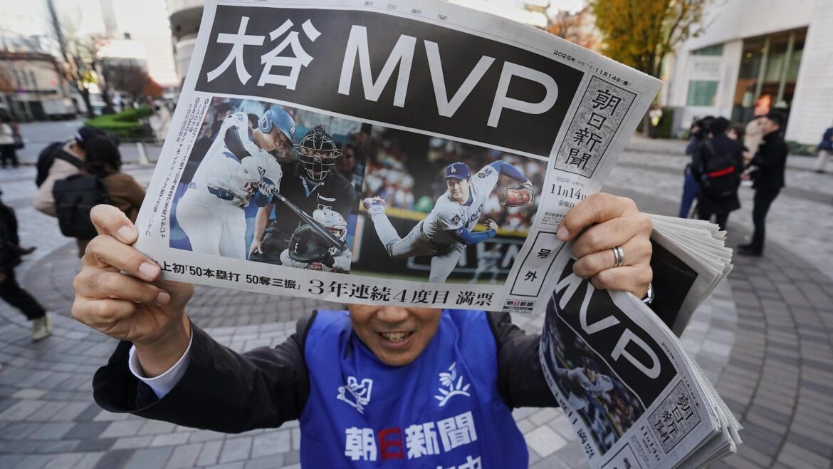 Shohei Ohtani’s fourth MVP award sparks celebrations in Japan Shohei Ohtani's fourth MVP award sparks celebrations in Japan