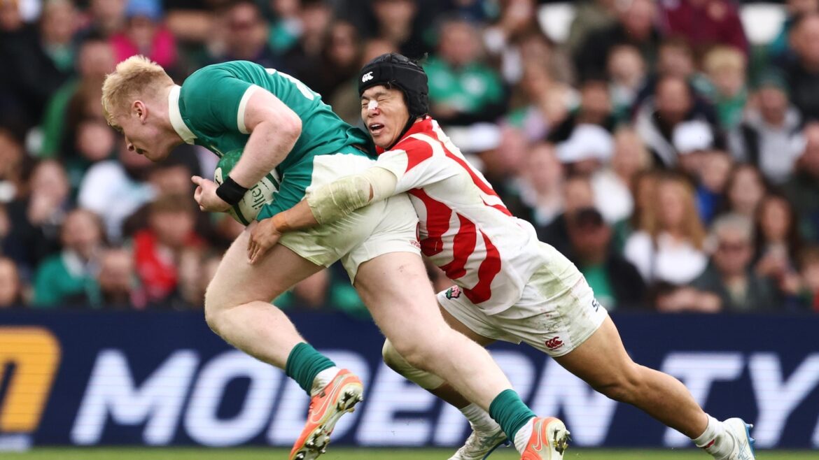 Ireland struggles but finishes strong to defeat Japan 41-10 Ireland struggles but finishes strong to defeat Japan 41-10