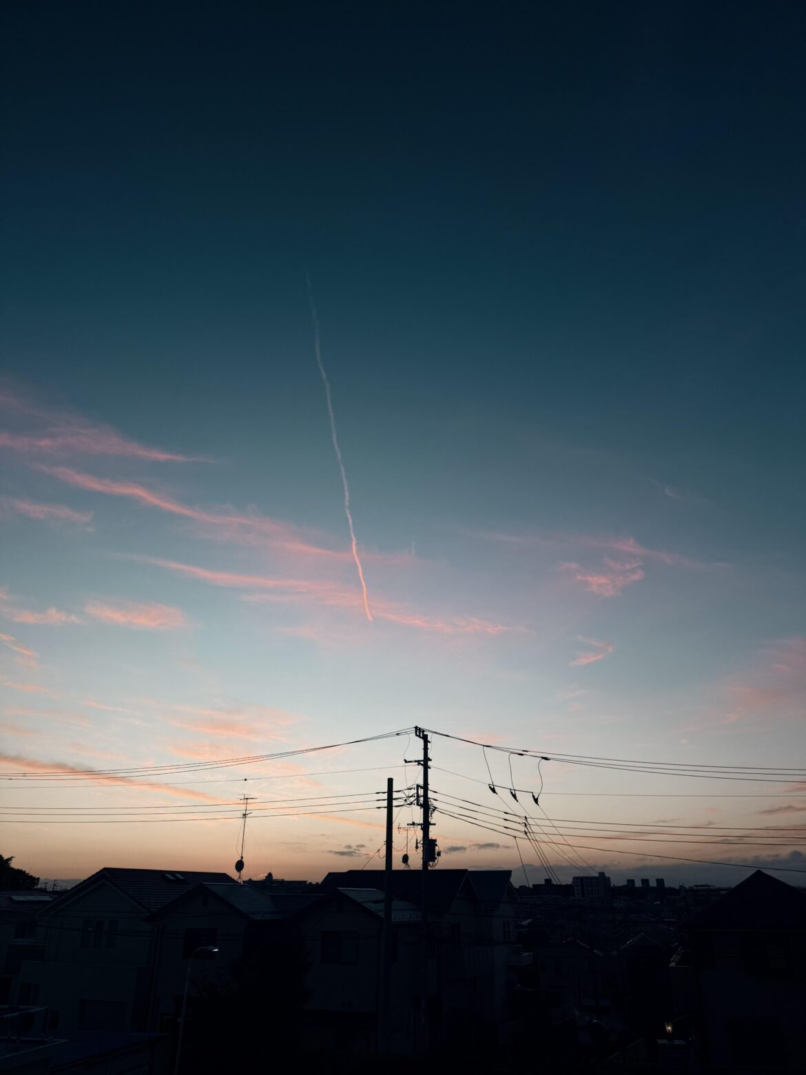 今日は空がとてもきれい