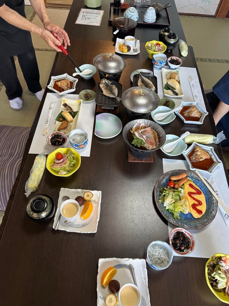 Kaiseki ryori at a ryukan