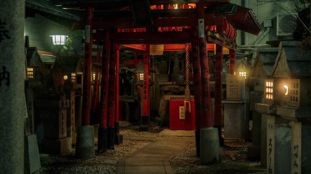 While walking to Tsutenkaku