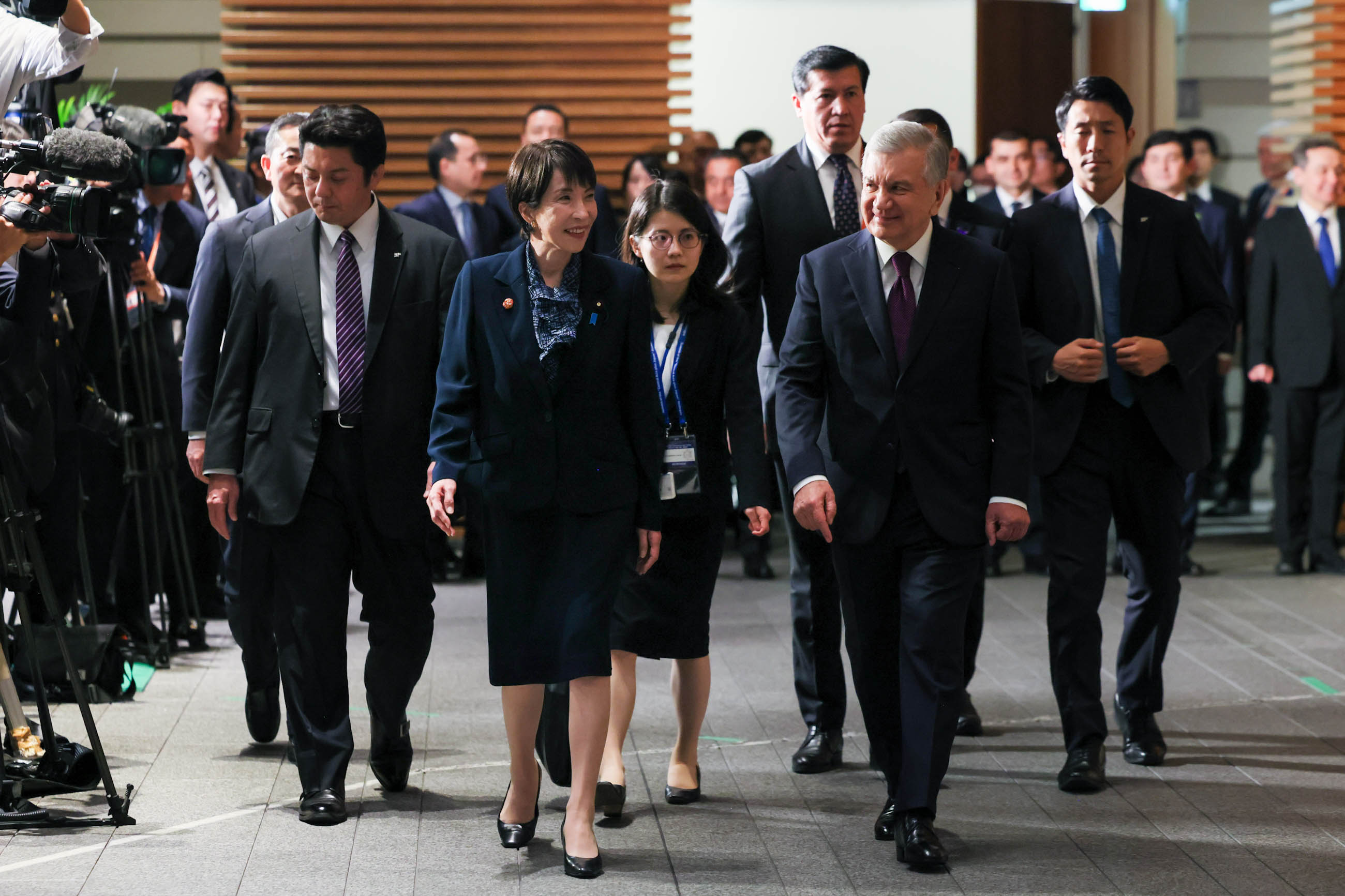 The two leaders ahead of the summit meeting 