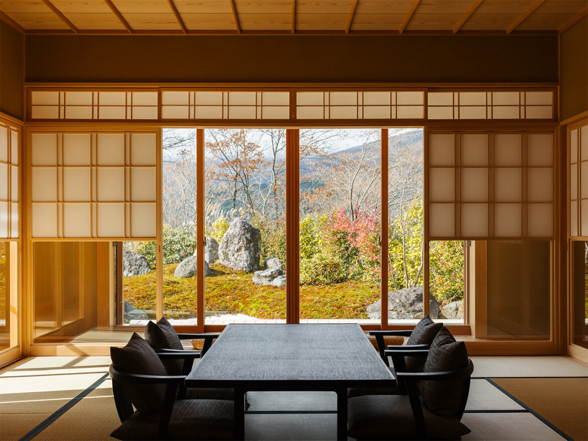 Gora Kadan is a new luxury Ryokan with the best Mount Fuji views