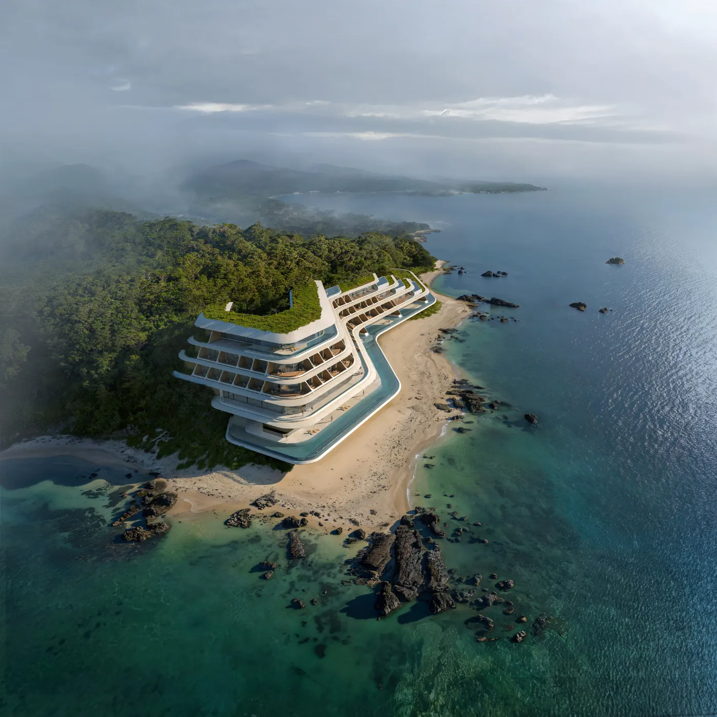 Vertex by NOT A HOTEL: ZHA-Designed Coastal Hotel in Okinawa 5 Vertex by NOT A HOTEL, Okinawa, ZHA